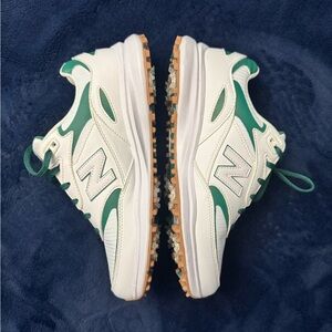 New Balance Golf Sneakers in White and Green